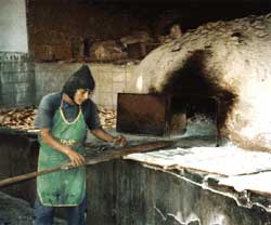 Baking Bread in Pisac