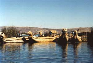 Uros boats